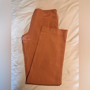 Gorgeous Mila Schön peach silk pants. Size 6
